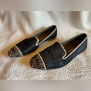 Meher Kakaha flats with beaded toes
